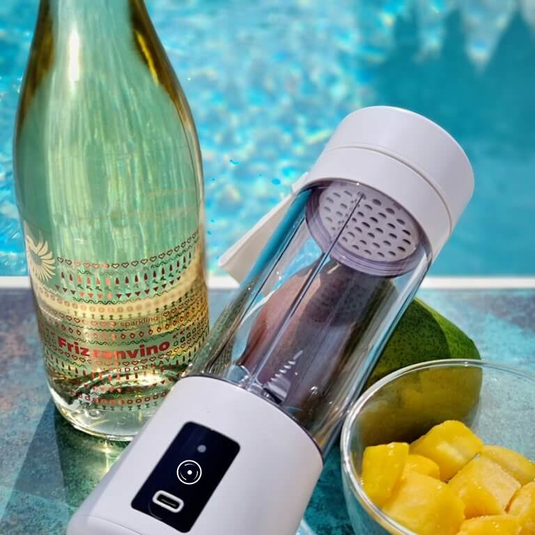 Portable Blender Mini Rechargeable Home Appliances Fruit + 380ml Blender